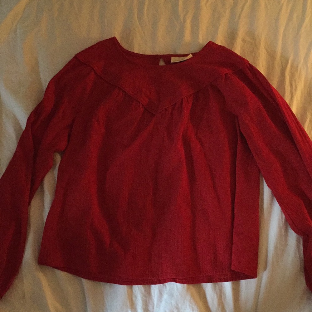 Never worn XS Universal Threads red blouse